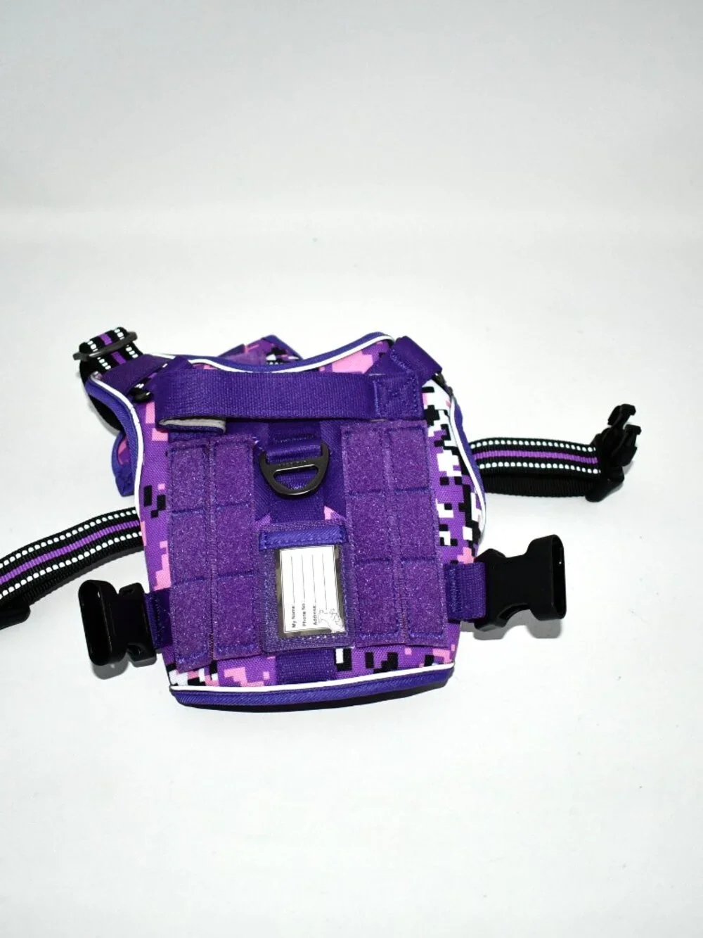 Rabbitgoo Tactical Dog Harness, SMALL Purple Camo, No Pull Vest, NWT